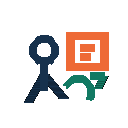 Follow-up icon for prospect and team communication